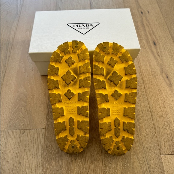 Prada Slides / Size 39 / Yellow - Picture 3 of 3
